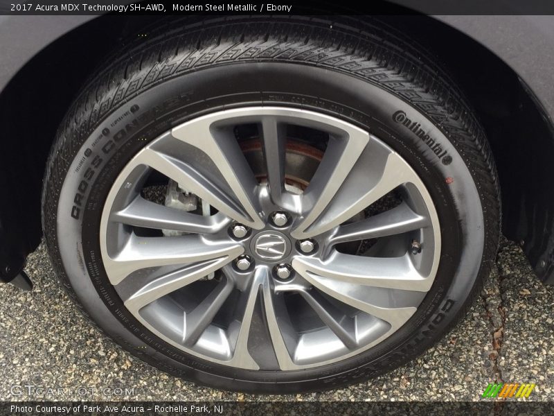 Modern Steel Metallic / Ebony 2017 Acura MDX Technology SH-AWD