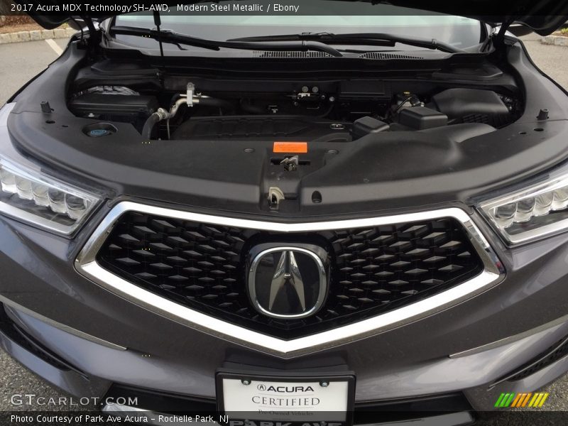 Modern Steel Metallic / Ebony 2017 Acura MDX Technology SH-AWD