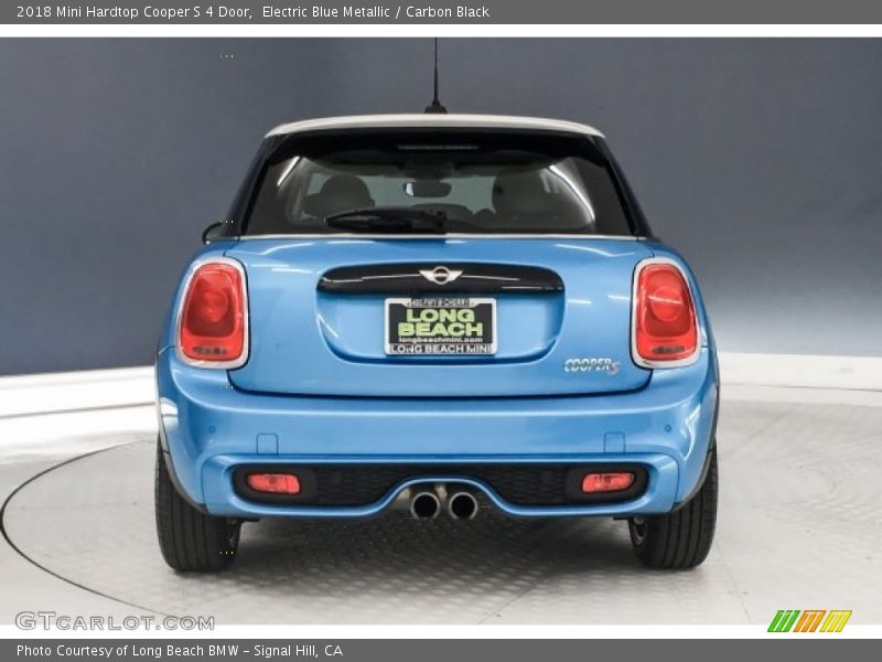 Electric Blue Metallic / Carbon Black 2018 Mini Hardtop Cooper S 4 Door