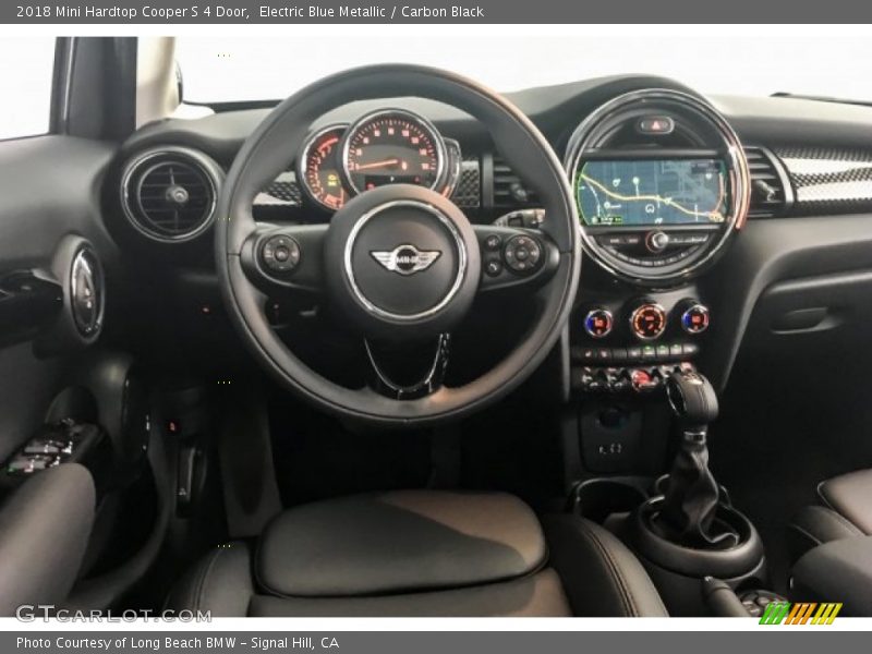 Electric Blue Metallic / Carbon Black 2018 Mini Hardtop Cooper S 4 Door