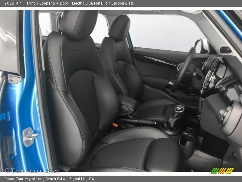 Electric Blue Metallic / Carbon Black 2018 Mini Hardtop Cooper S 4 Door