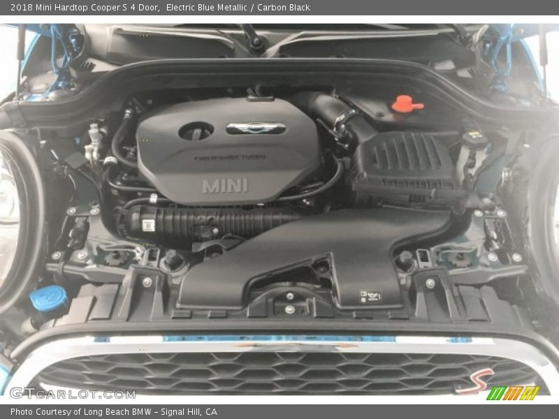 Electric Blue Metallic / Carbon Black 2018 Mini Hardtop Cooper S 4 Door