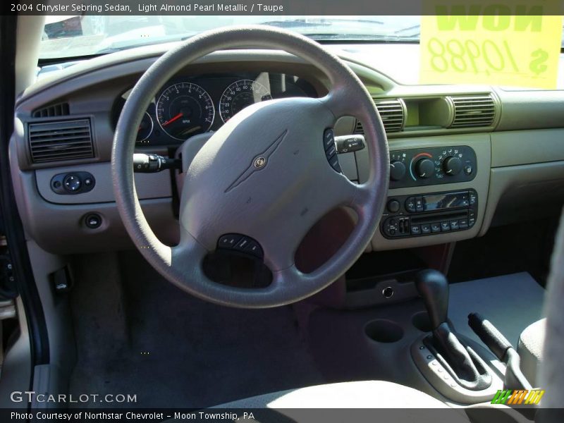 Light Almond Pearl Metallic / Taupe 2004 Chrysler Sebring Sedan