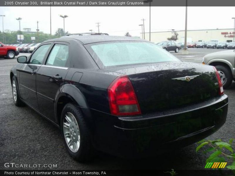 Brilliant Black Crystal Pearl / Dark Slate Gray/Light Graystone 2005 Chrysler 300