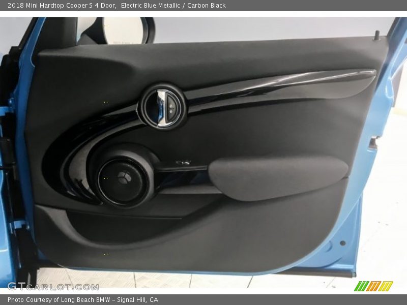Electric Blue Metallic / Carbon Black 2018 Mini Hardtop Cooper S 4 Door