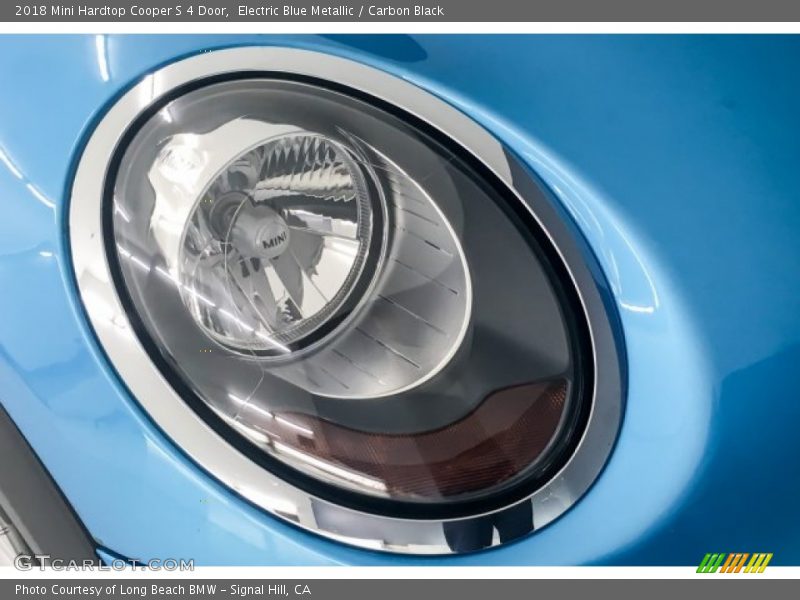 Electric Blue Metallic / Carbon Black 2018 Mini Hardtop Cooper S 4 Door