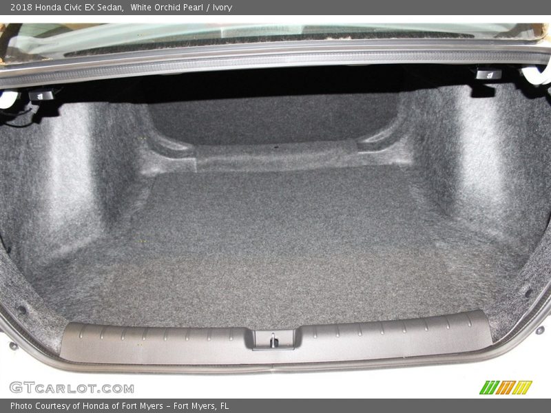 White Orchid Pearl / Ivory 2018 Honda Civic EX Sedan