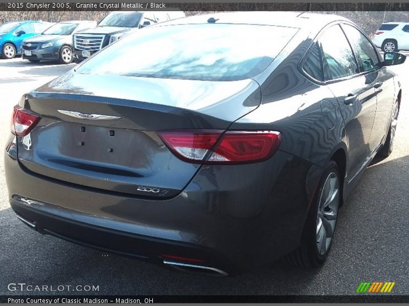 Granite Crystal Metallic / Black 2015 Chrysler 200 S