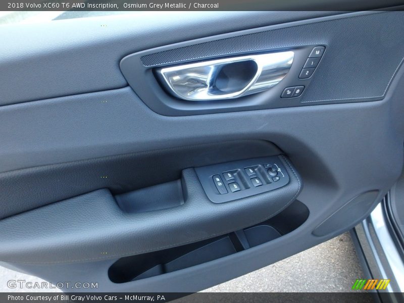 Osmium Grey Metallic / Charcoal 2018 Volvo XC60 T6 AWD Inscription