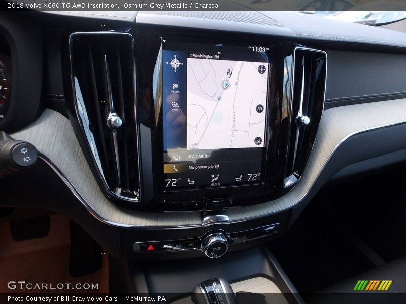 Controls of 2018 XC60 T6 AWD Inscription