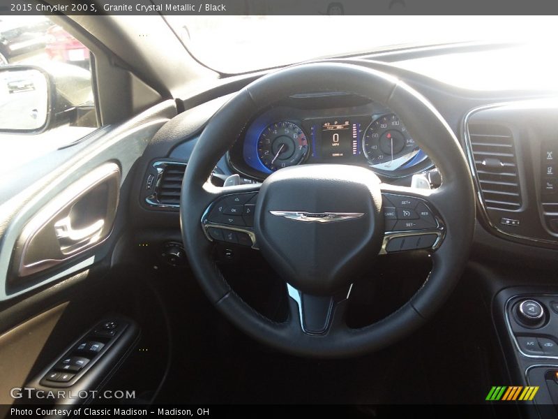Granite Crystal Metallic / Black 2015 Chrysler 200 S