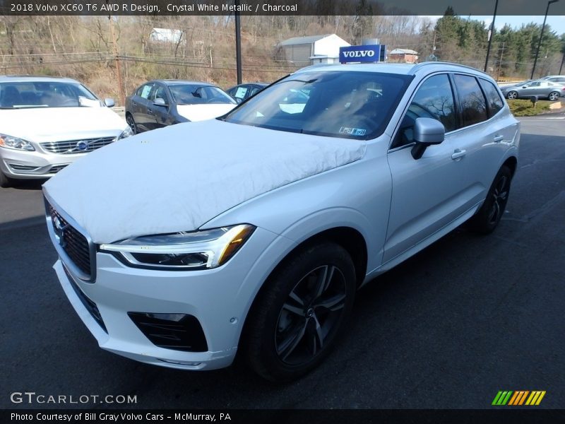  2018 XC60 T6 AWD R Design Crystal White Metallic