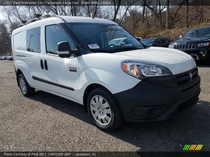Bright White / Black 2017 Ram ProMaster City Tradesman Cargo Van