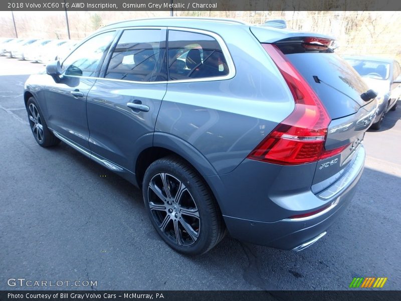 Osmium Grey Metallic / Charcoal 2018 Volvo XC60 T6 AWD Inscription