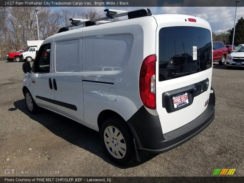 Bright White / Black 2017 Ram ProMaster City Tradesman Cargo Van