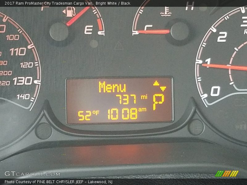 Bright White / Black 2017 Ram ProMaster City Tradesman Cargo Van