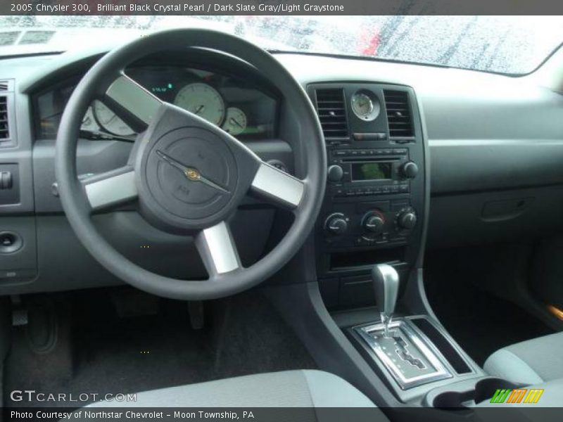 Brilliant Black Crystal Pearl / Dark Slate Gray/Light Graystone 2005 Chrysler 300