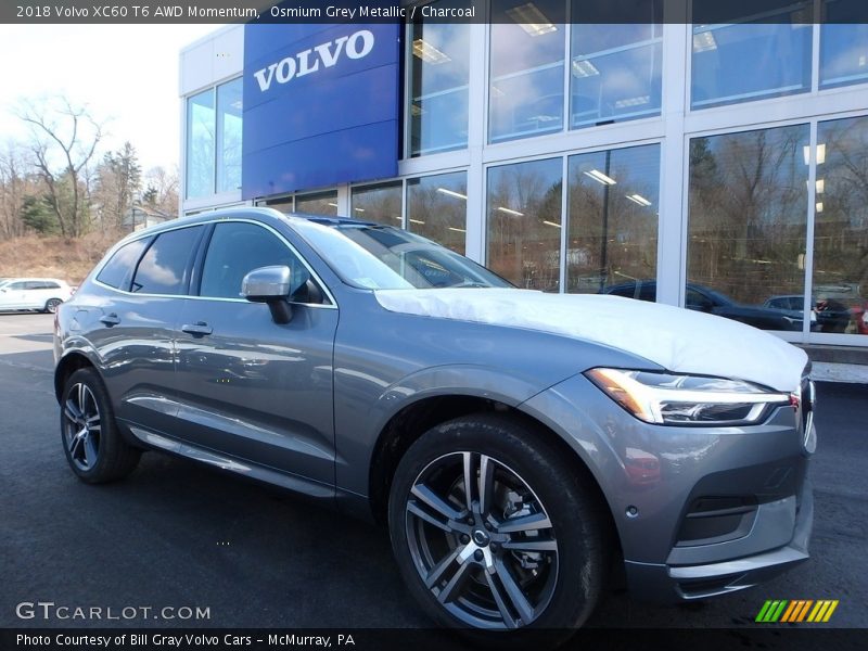 Osmium Grey Metallic / Charcoal 2018 Volvo XC60 T6 AWD Momentum
