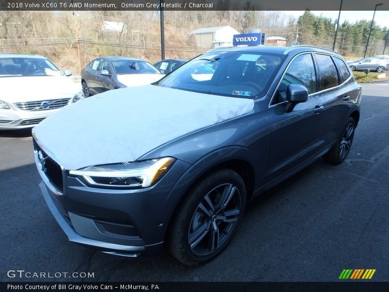 Osmium Grey Metallic / Charcoal 2018 Volvo XC60 T6 AWD Momentum