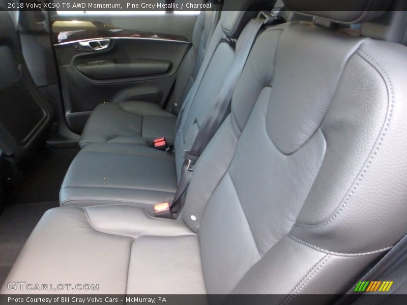 Pine Grey Metallic / Charcoal 2018 Volvo XC90 T6 AWD Momentum