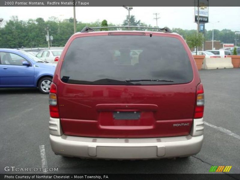 Redfire Metallic / Taupe 2003 Pontiac Montana