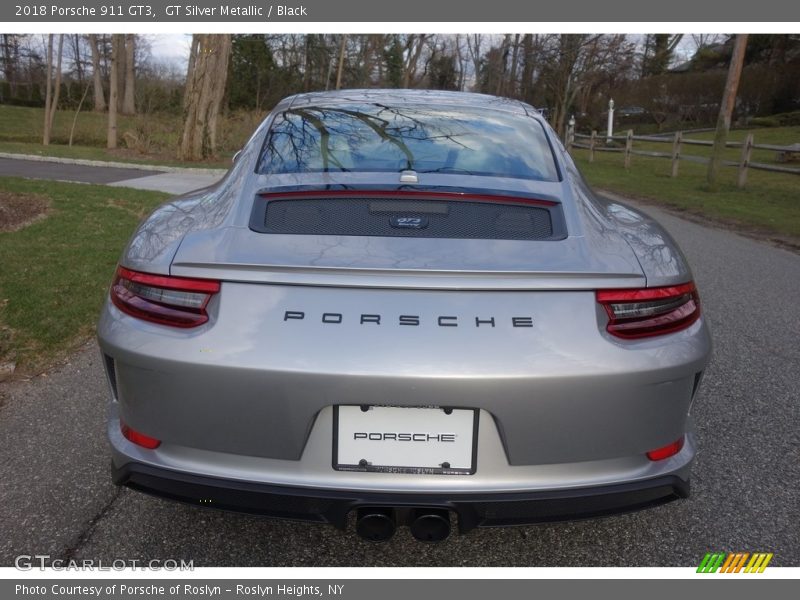 GT Silver Metallic / Black 2018 Porsche 911 GT3