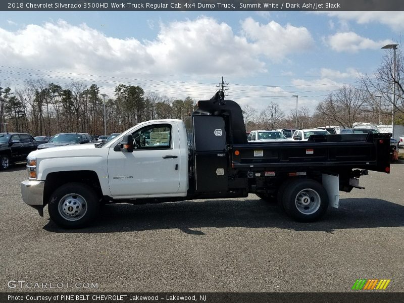 Summit White / Dark Ash/Jet Black 2018 Chevrolet Silverado 3500HD Work Truck Regular Cab 4x4 Dump Truck