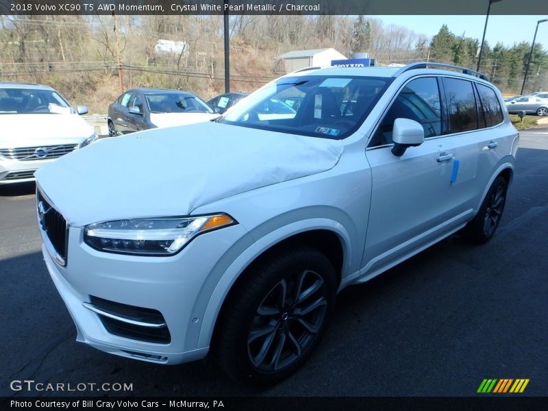  2018 XC90 T5 AWD Momentum Crystal White Pearl Metallic