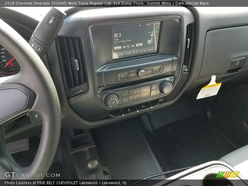 Summit White / Dark Ash/Jet Black 2018 Chevrolet Silverado 3500HD Work Truck Regular Cab 4x4 Dump Truck