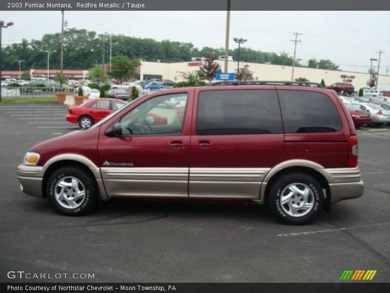 Redfire Metallic / Taupe 2003 Pontiac Montana