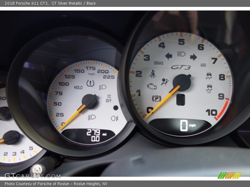  2018 911 GT3 GT3 Gauges