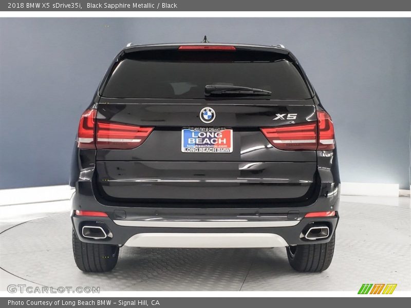 Black Sapphire Metallic / Black 2018 BMW X5 sDrive35i