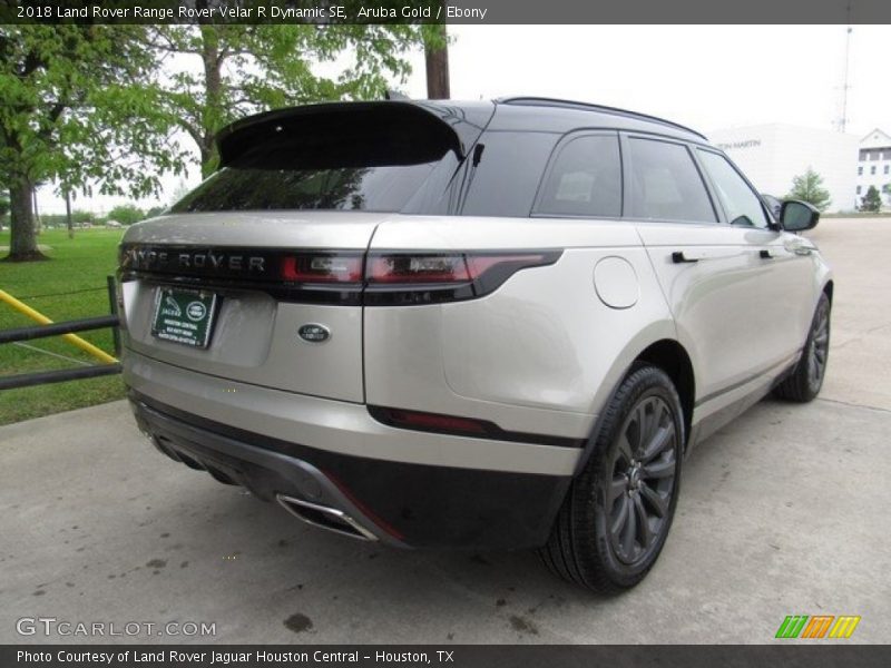 Aruba Gold / Ebony 2018 Land Rover Range Rover Velar R Dynamic SE