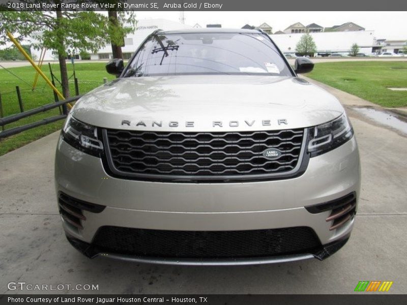 Aruba Gold / Ebony 2018 Land Rover Range Rover Velar R Dynamic SE