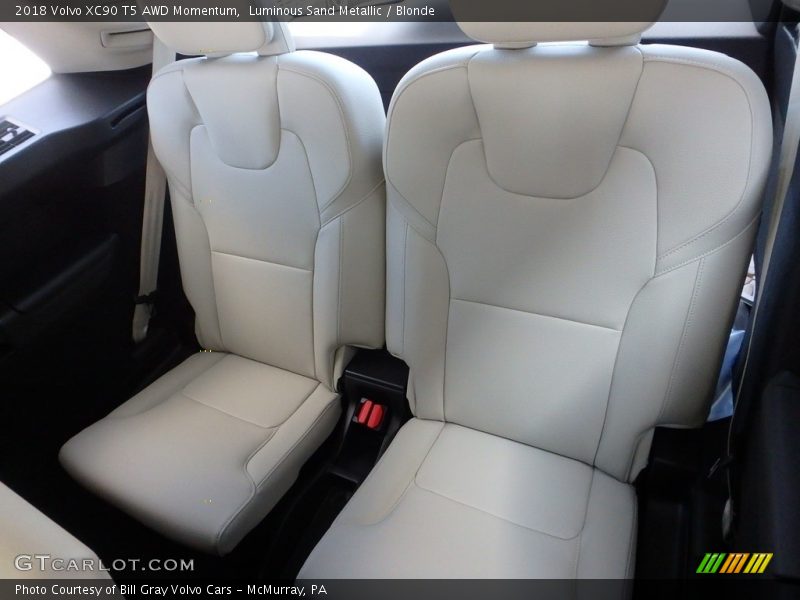 Rear Seat of 2018 XC90 T5 AWD Momentum