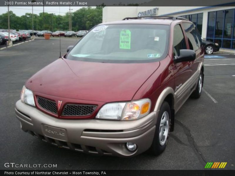 Redfire Metallic / Taupe 2003 Pontiac Montana