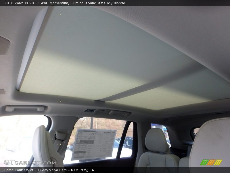 Sunroof of 2018 XC90 T5 AWD Momentum