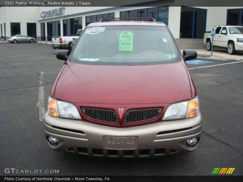 Redfire Metallic / Taupe 2003 Pontiac Montana