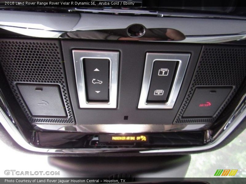 Controls of 2018 Range Rover Velar R Dynamic SE
