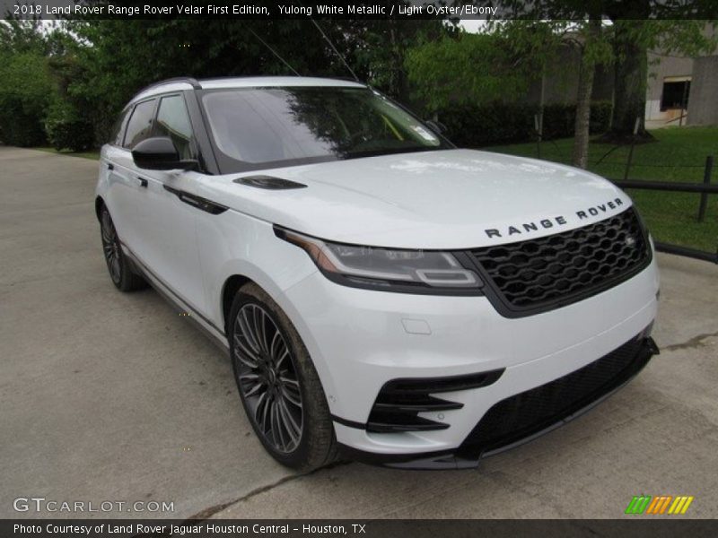 Yulong White Metallic / Light Oyster/Ebony 2018 Land Rover Range Rover Velar First Edition