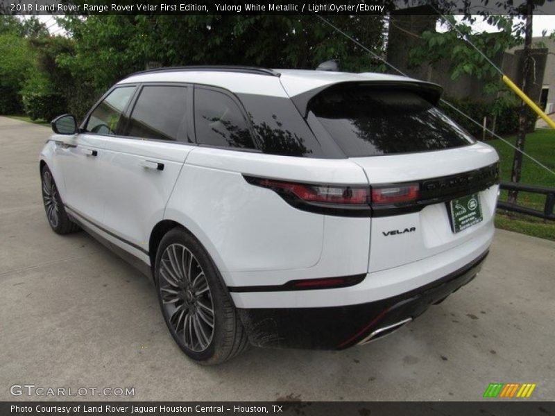 Yulong White Metallic / Light Oyster/Ebony 2018 Land Rover Range Rover Velar First Edition