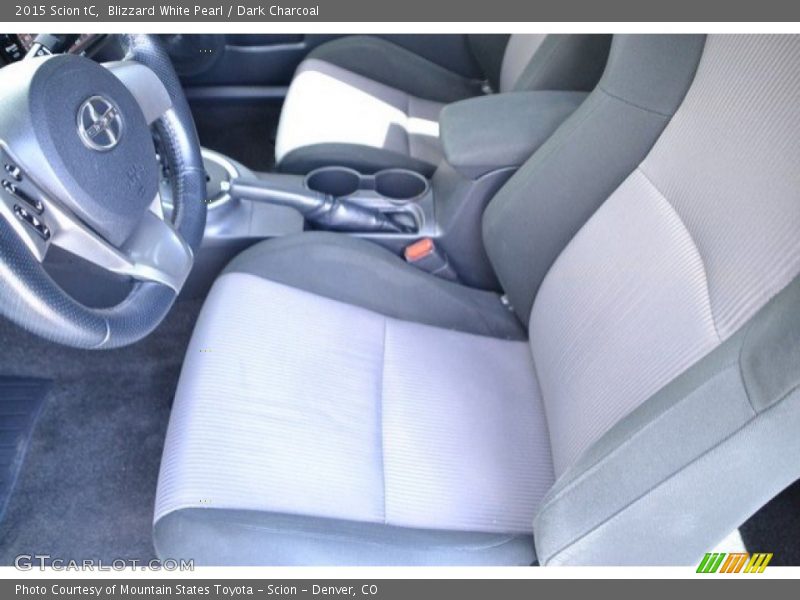 Blizzard White Pearl / Dark Charcoal 2015 Scion tC