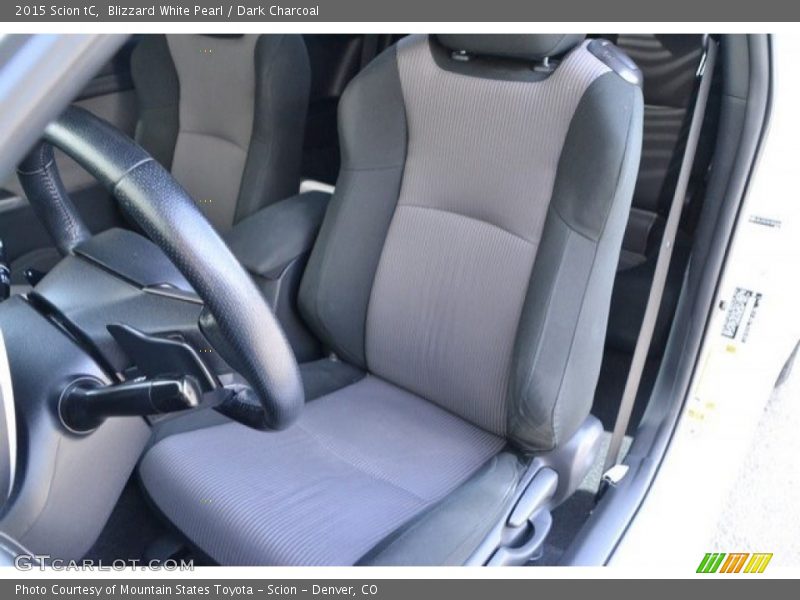 Blizzard White Pearl / Dark Charcoal 2015 Scion tC