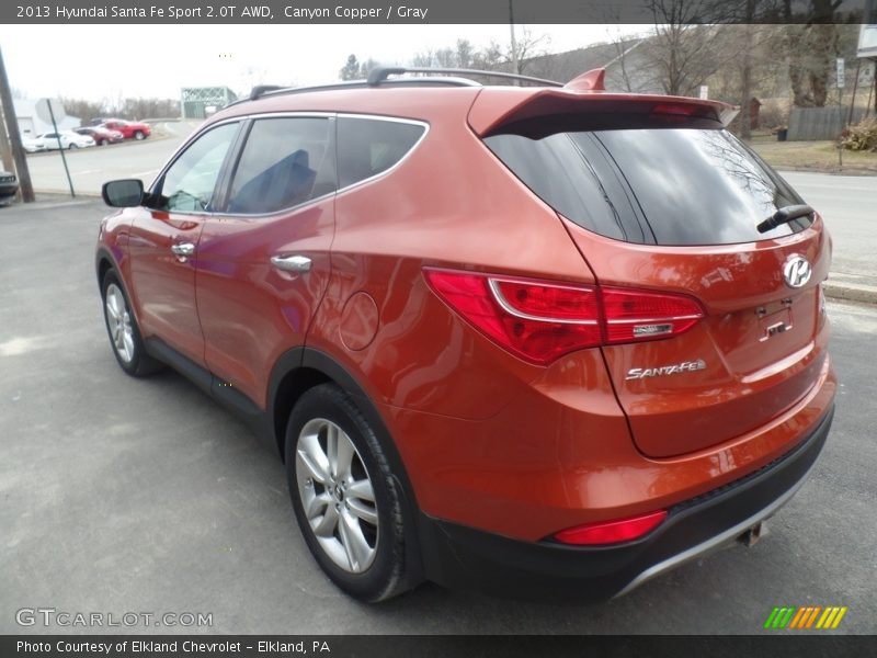 Canyon Copper / Gray 2013 Hyundai Santa Fe Sport 2.0T AWD
