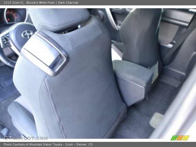 Blizzard White Pearl / Dark Charcoal 2015 Scion tC
