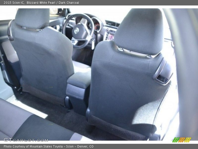 Blizzard White Pearl / Dark Charcoal 2015 Scion tC