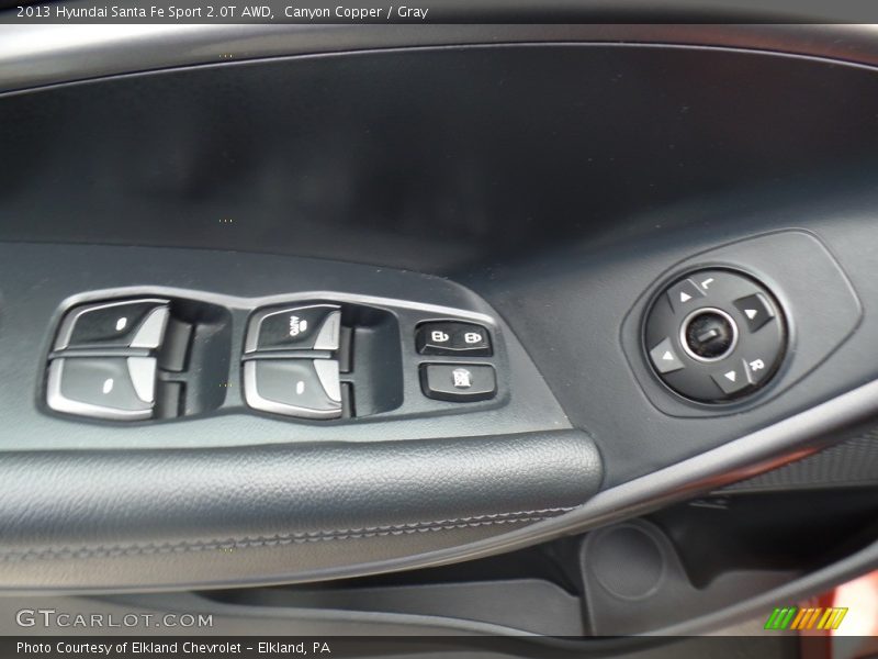 Canyon Copper / Gray 2013 Hyundai Santa Fe Sport 2.0T AWD