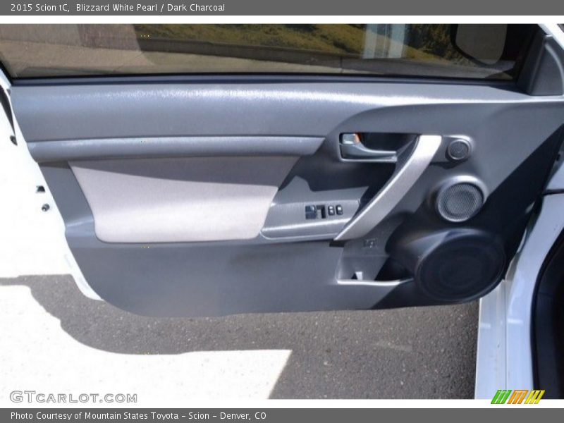 Blizzard White Pearl / Dark Charcoal 2015 Scion tC
