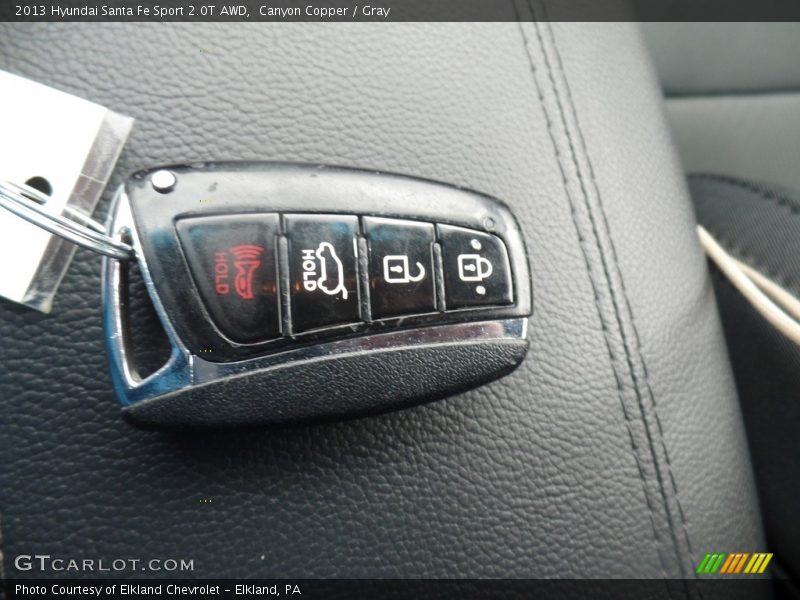 Canyon Copper / Gray 2013 Hyundai Santa Fe Sport 2.0T AWD