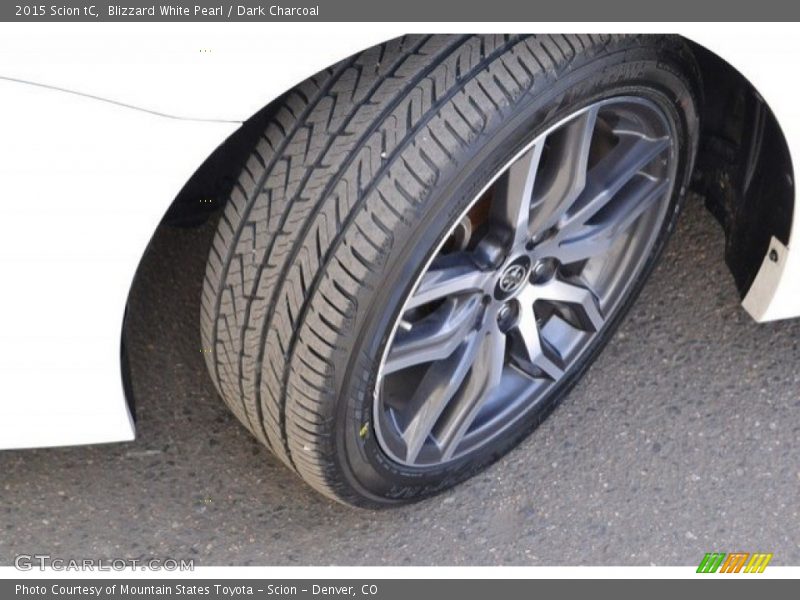 Blizzard White Pearl / Dark Charcoal 2015 Scion tC